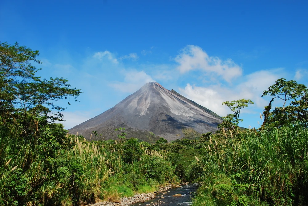 Arenal National Park view across lake