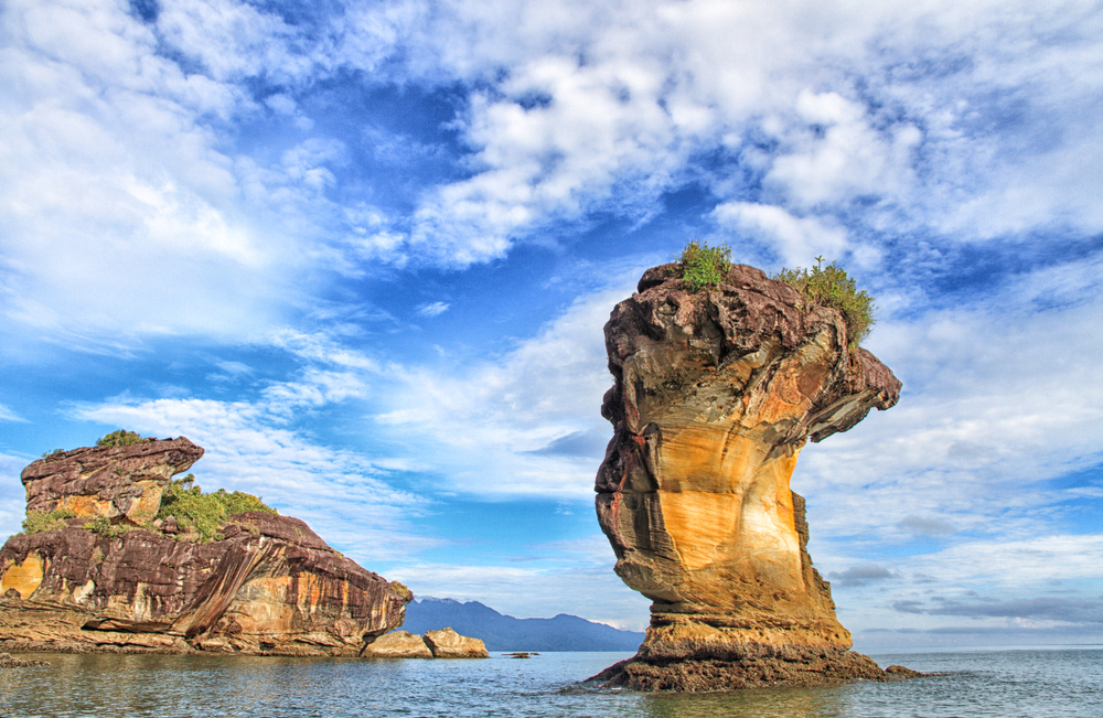 Penang National Park rocky beach