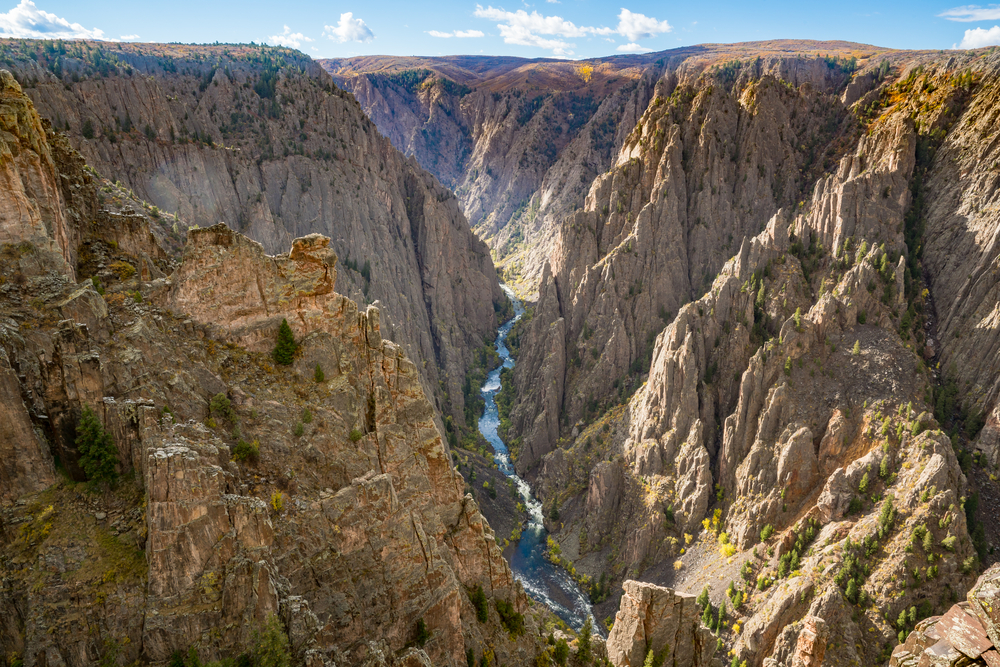 river view of Black Canyon of the Gunnison