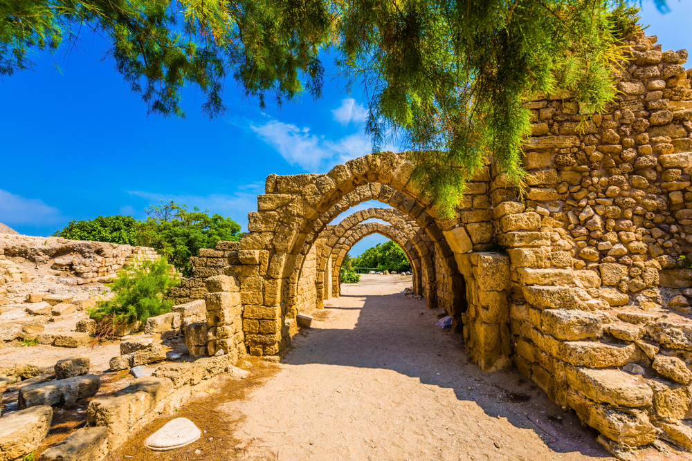 Caesarea National Park seaside city
