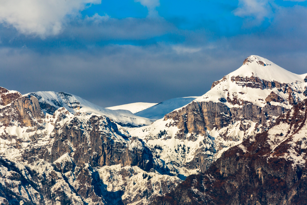 Dolomiti Bellunesi National Park snow-capped Dolomites