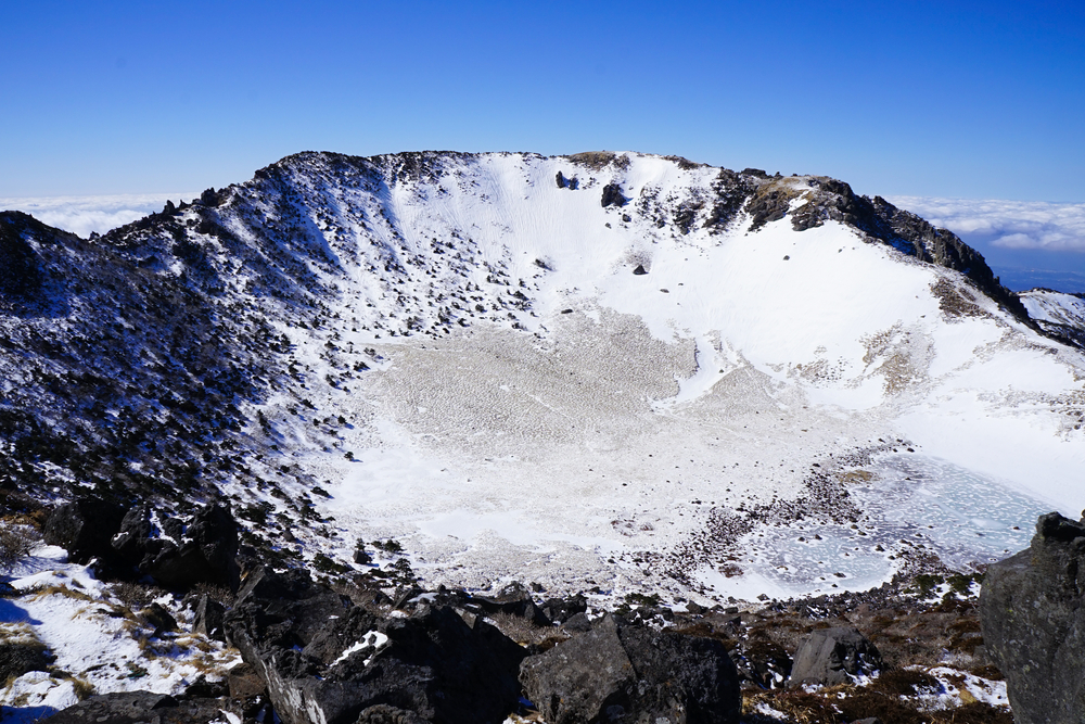 Hallasan National Park panoramic view