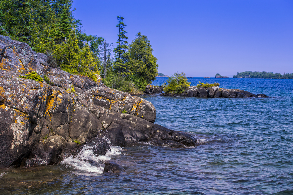 Rocky coastline of Acadia National Park