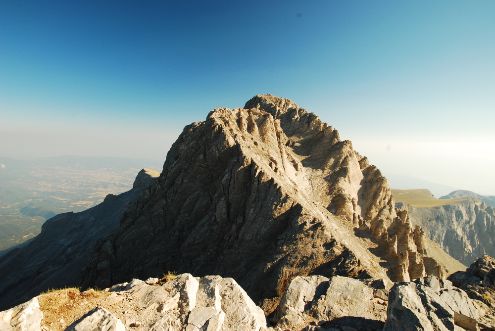 Mount Olympus National Park city with mountain