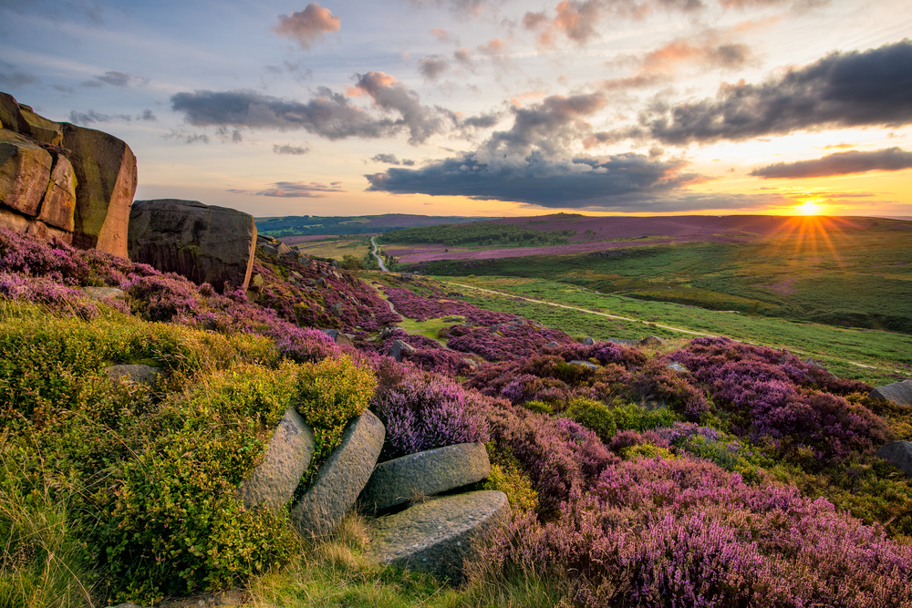 Yorkshire Dales National Park large boulder