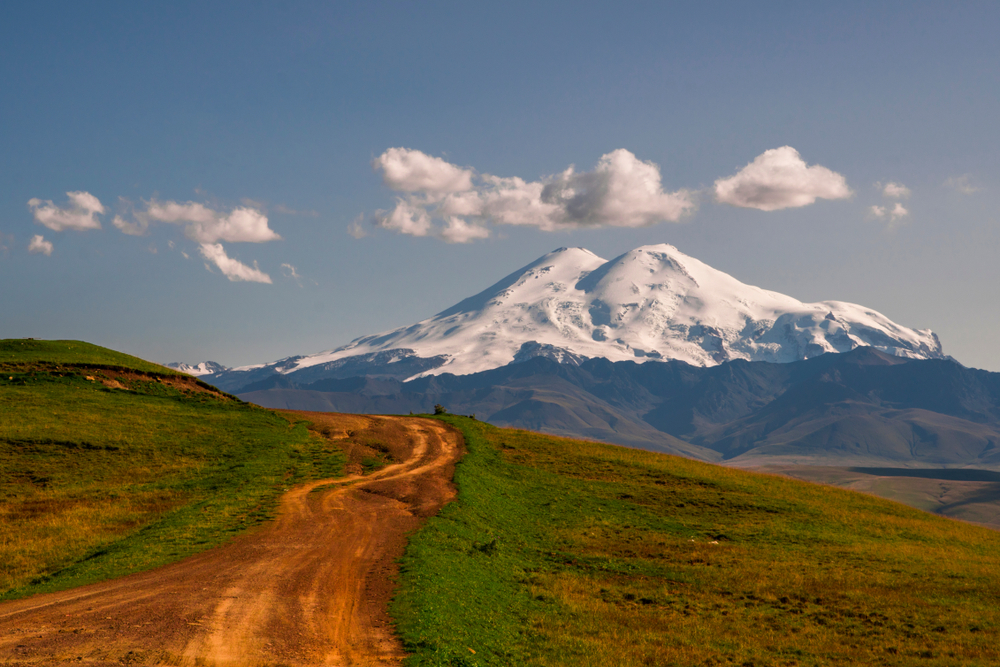 Mount Elbrus in Prielbrusye National Park