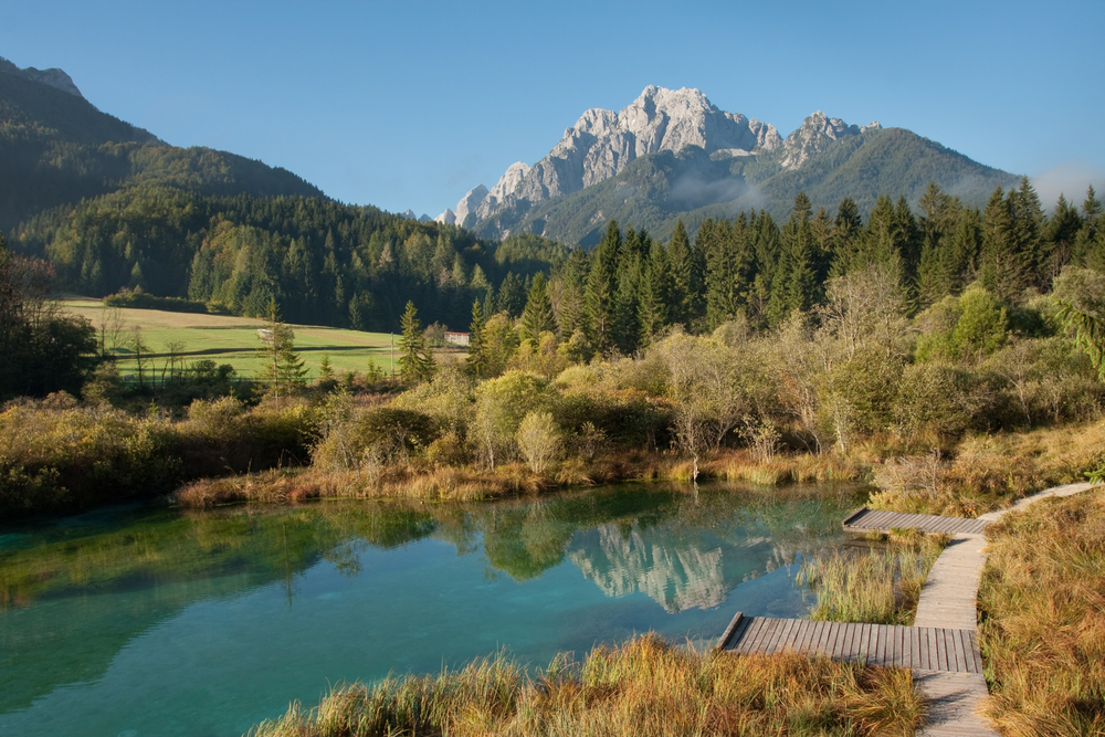 Triglav National Park lake triglavska