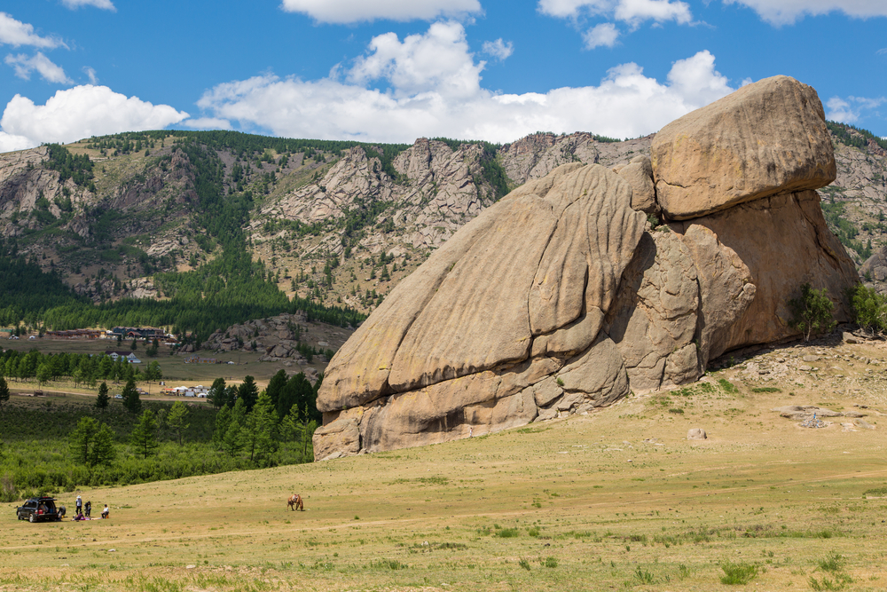 Turtle rock in Gorkhi-Terelj National Park