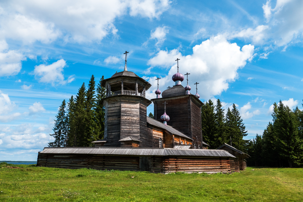 Vodlozersky National Park old church