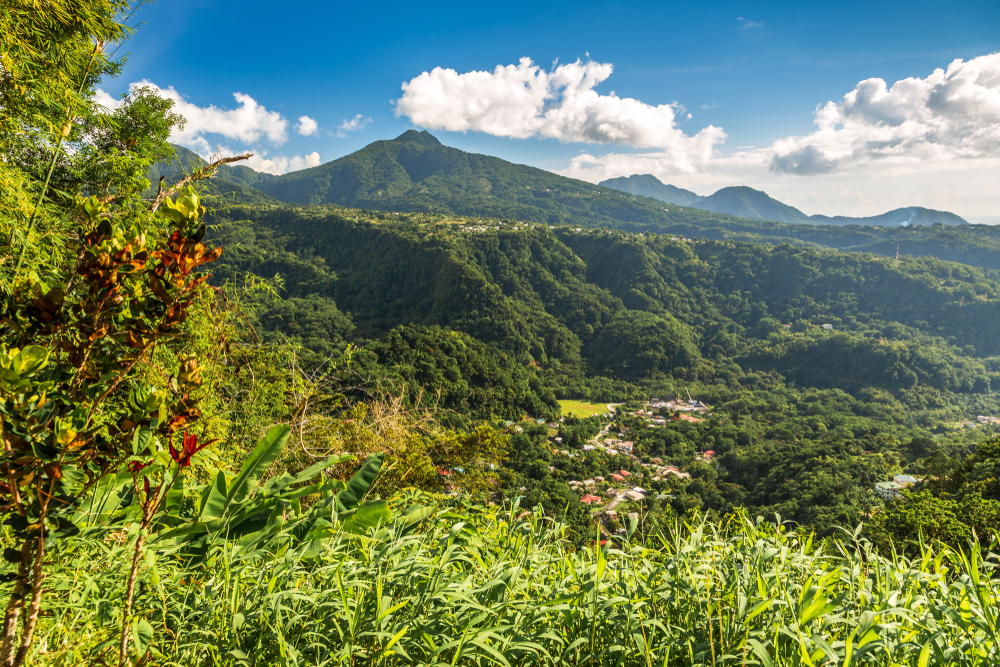 Morne Trois Pitons National Park landscape