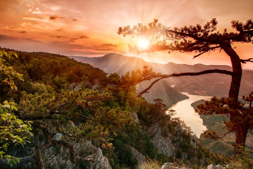 Danube Canyon in Đerdap National Park